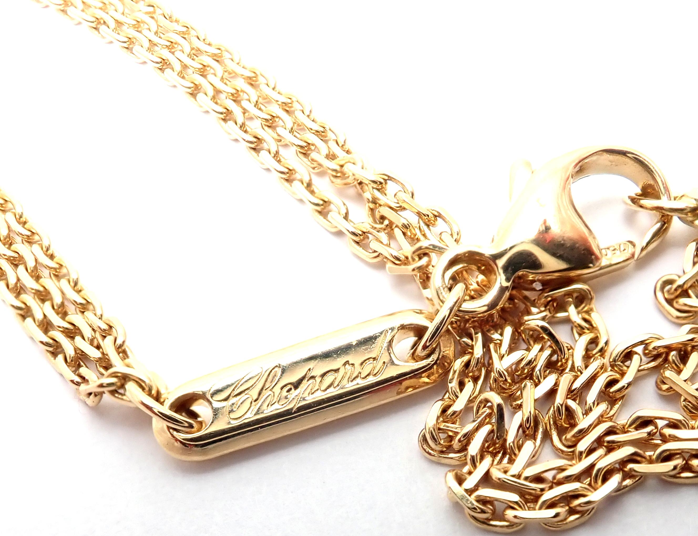 Chopard Cross Extra Large Yellow Gold Pendant Necklace 2