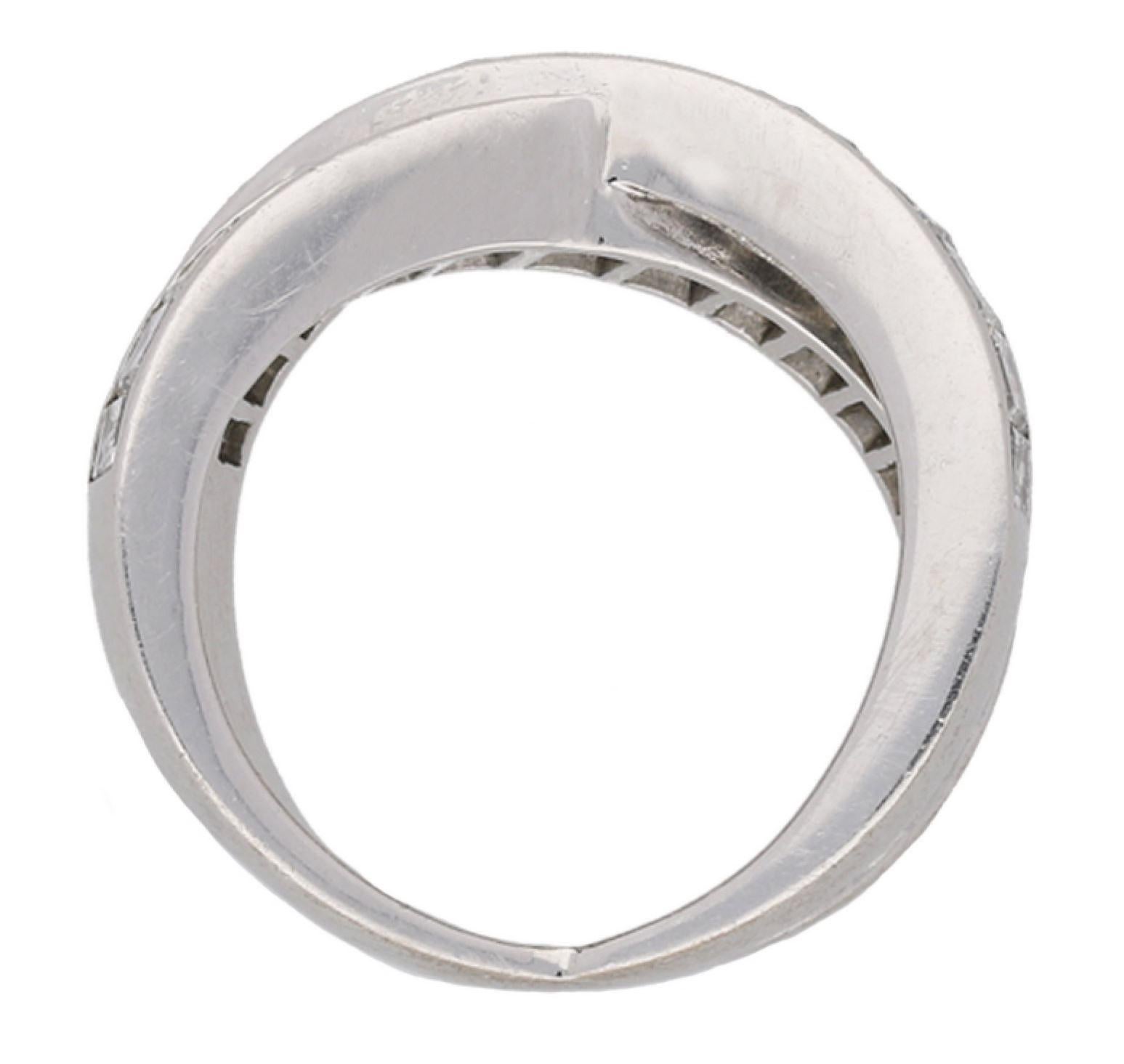 Bague à diamants croisés de Chopard, française, vers 2001. en vente 1