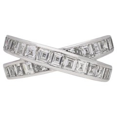 Chopard überkreuzter Diamantring, französisch, ca. 2001.