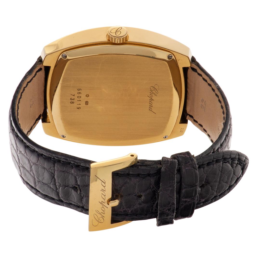 Men's Chopard Date Vision Yellow Gold Automatic Wristwatch Ref 16/3556