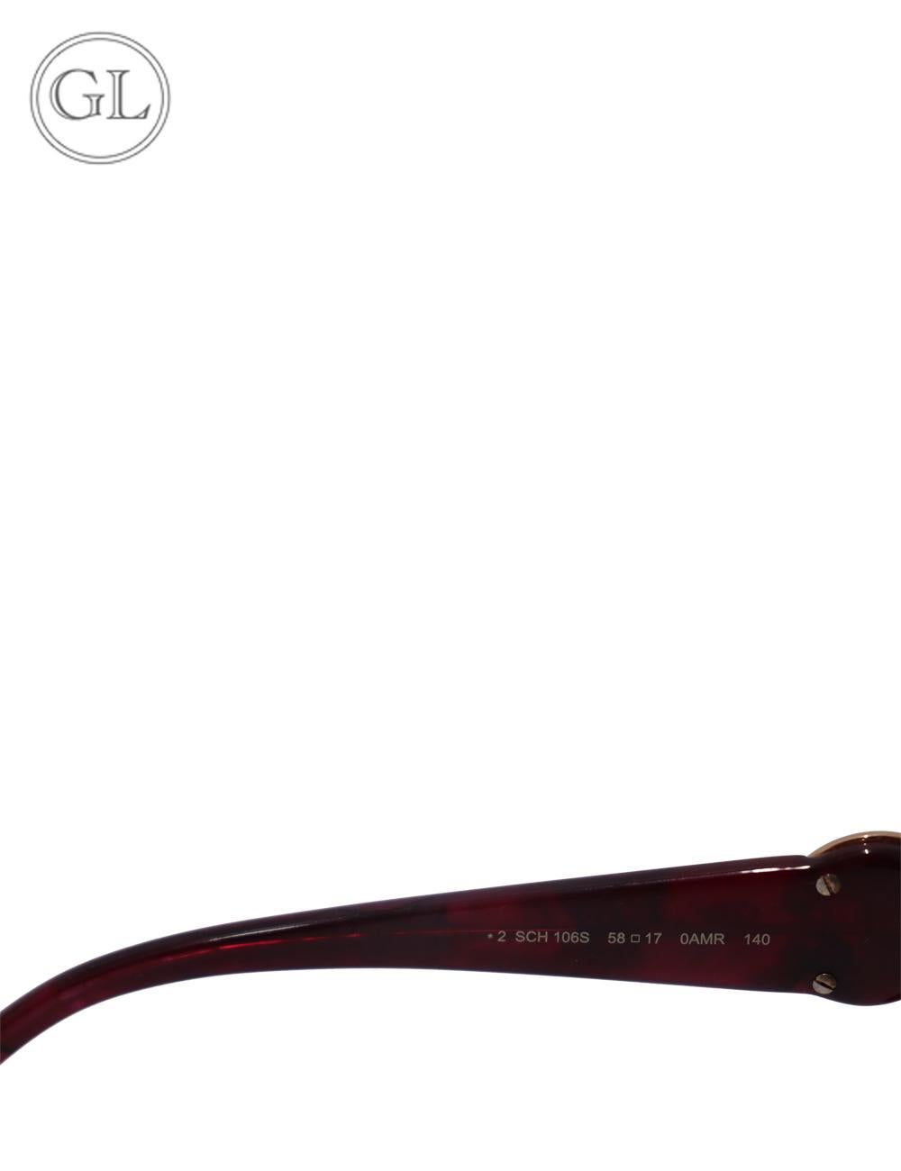 Chopard Deep Purple Sunglasses In Good Condition For Sale In Amman, JO