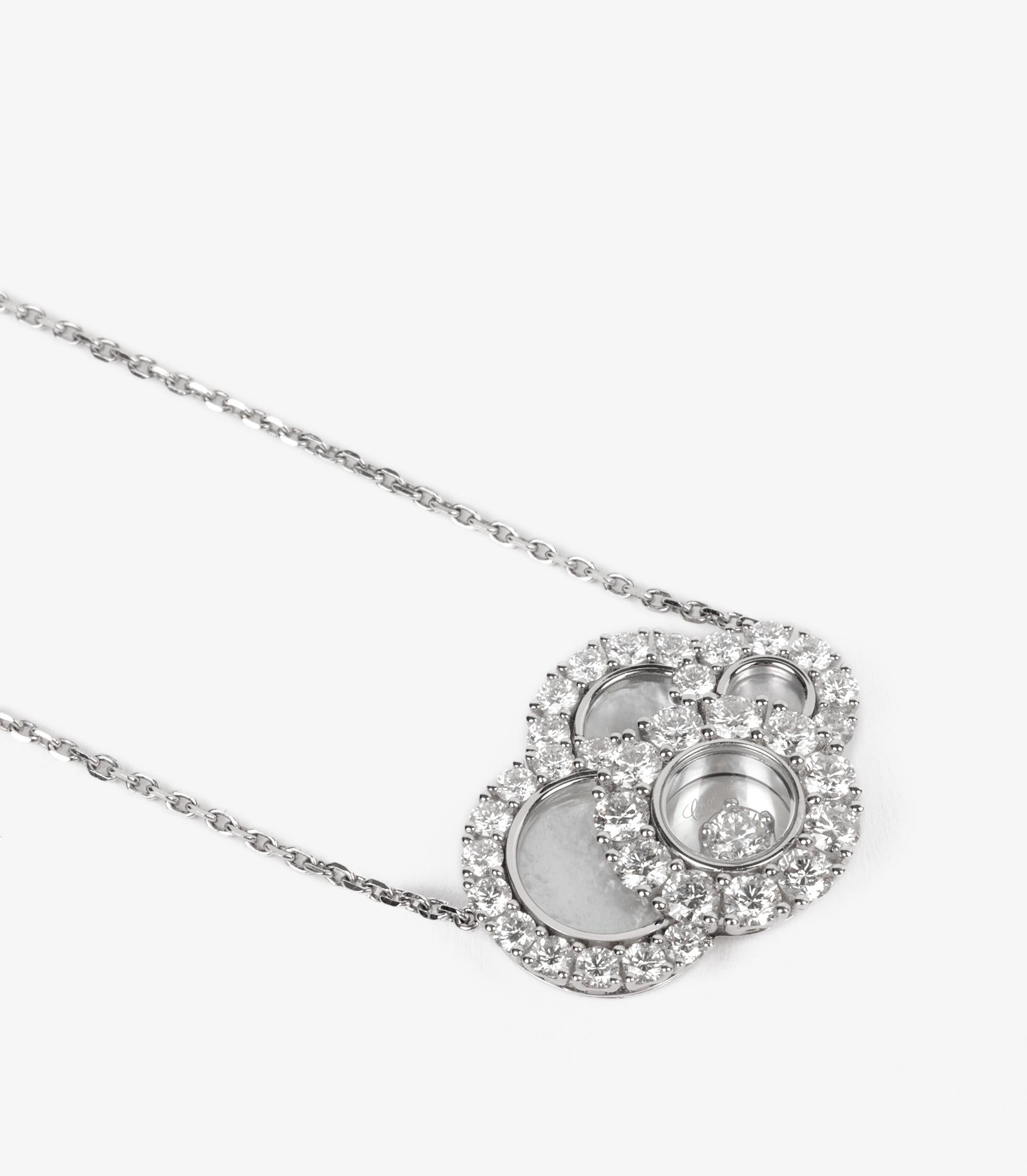 Chopard Diamond 18ct White Gold and Mother of Pearl Happy Dreams Necklace

Product Details
Xupes Ref: COMJ832
Brand: Chopard
Model: Happy Dreams Necklace
Type: Necklace
Serial Number: undefined
Age: 2020
RRP: £0
Accompanied By: Chopard Box, Outer