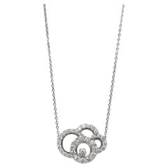 Chopard Diamond 18ct White Gold and Mother of Pearl Happy Dreams Necklace