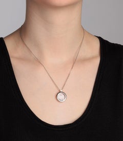 Chopard Pendentif Icones Happy Diamonds en or blanc 18ct