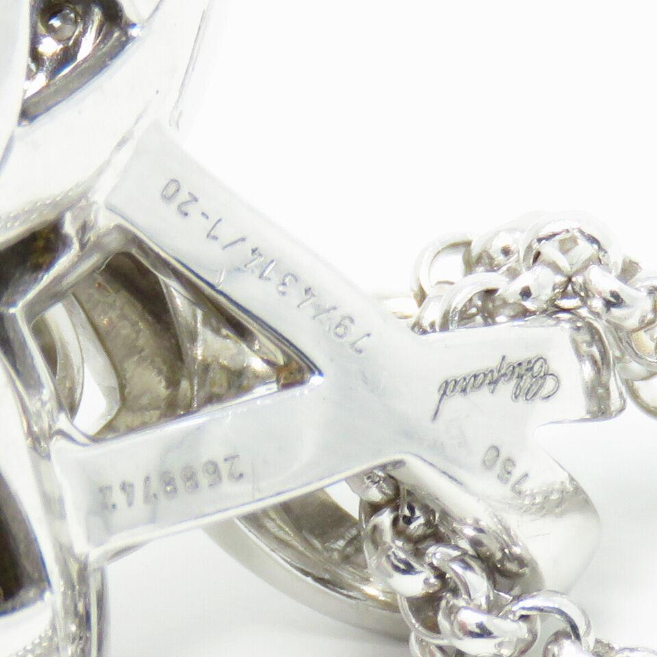 Chopard Diamond 18K White Gold Choker Necklace In Excellent Condition For Sale In Chicago, IL