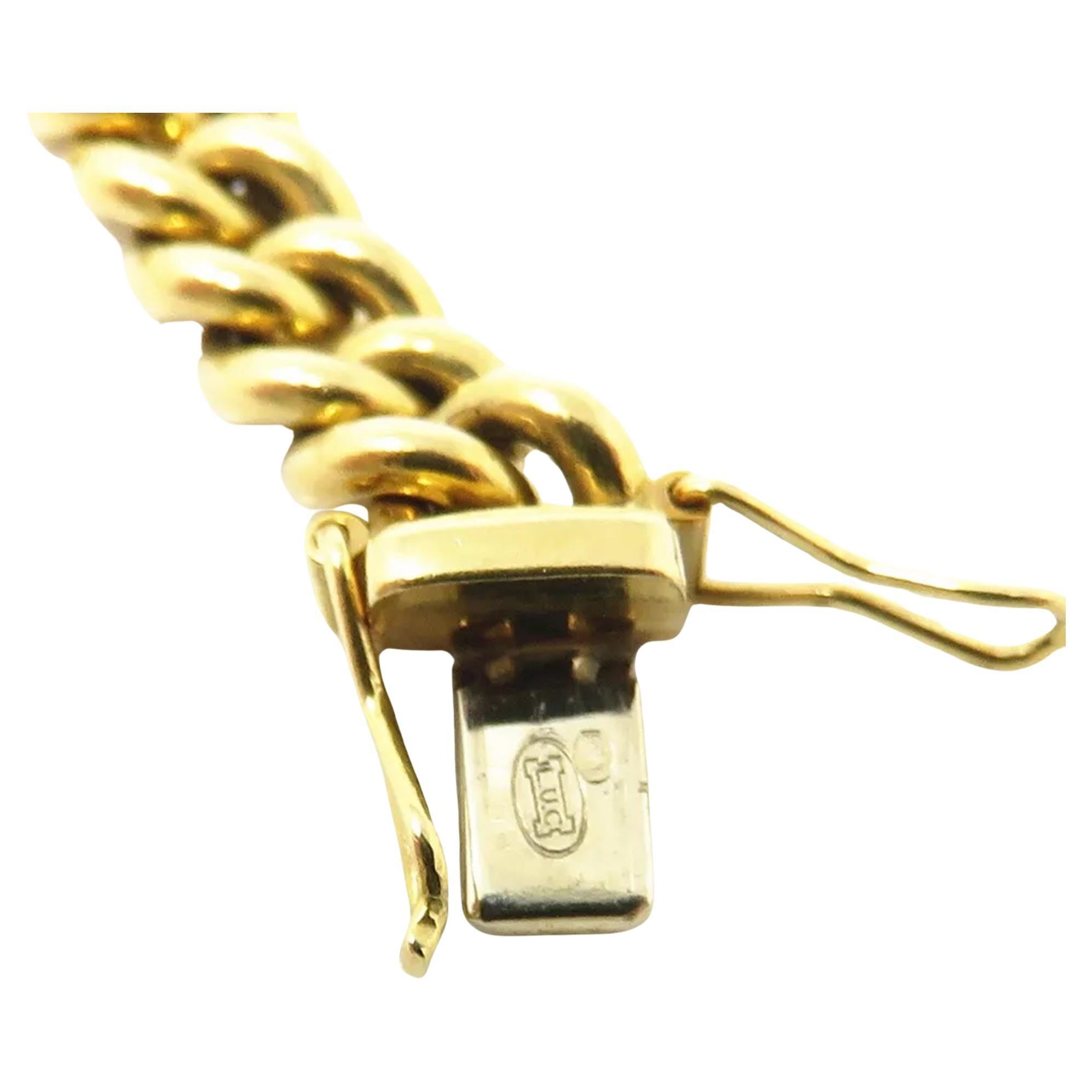 a luxurious Chopard bracelet, a stunning blend of elegance and craftsmanship. Marked with 