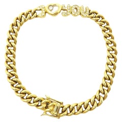 Chopard Diamond 18K Yellow Gold Bracelet