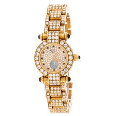 Chopard Diamond 18k Yellow Gold Imperiale 39/3368-23 Women's Wristwatch 26MM