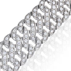 Chopard Diamante 8,40cts Pulsera Trenzada Oro Blanco 18K