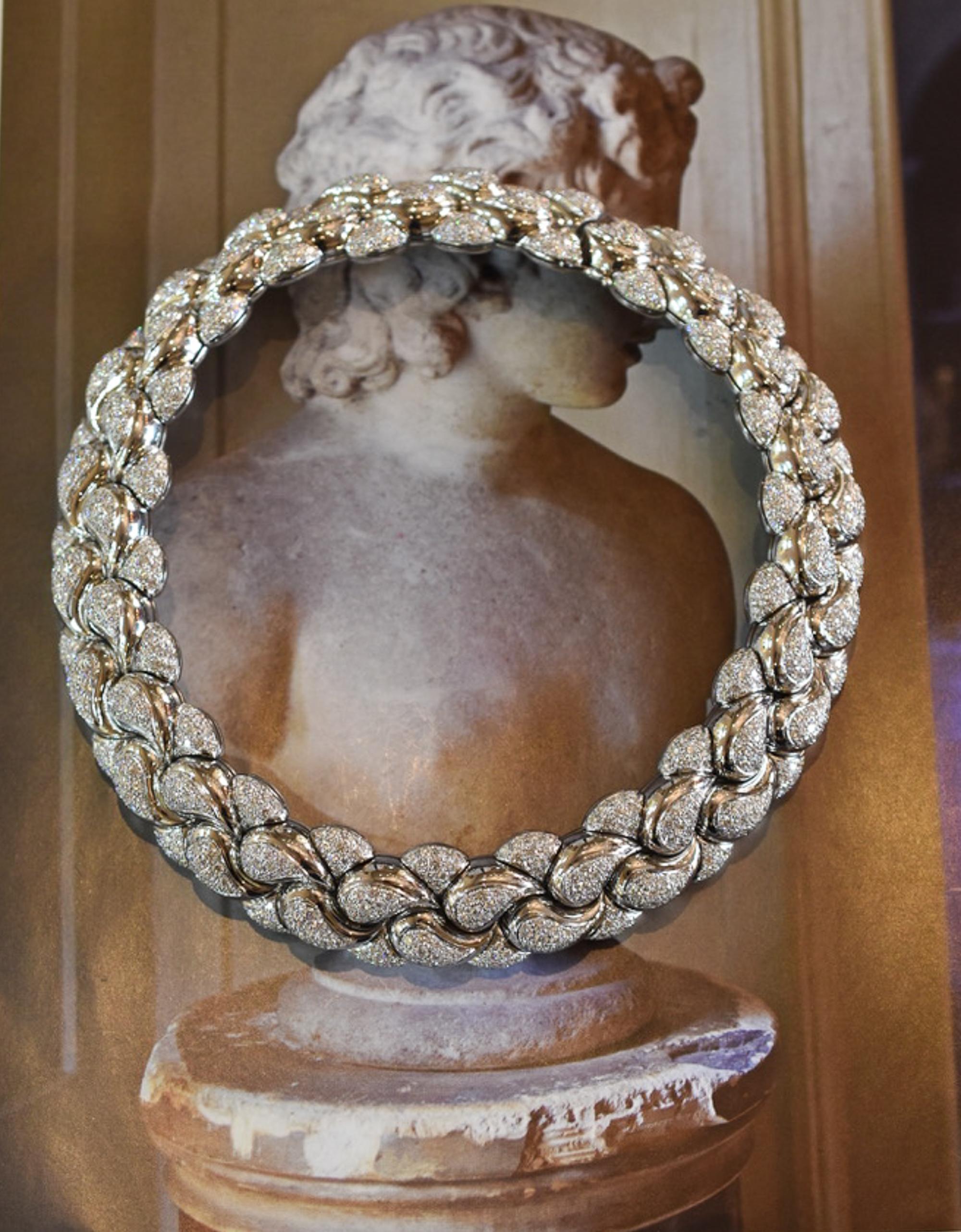 Taglio brillante Collana Chopard con diamante 