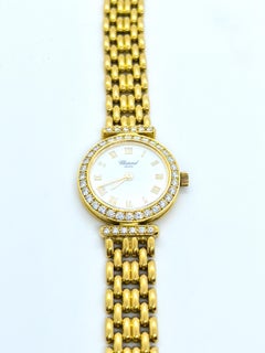 Chopard Diamond Classic Lady Watch 18 Karat Yellow Gold