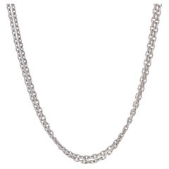 Chopard - Collana a doppio filo con catena di diamanti tagliati - Oro bianco 18k