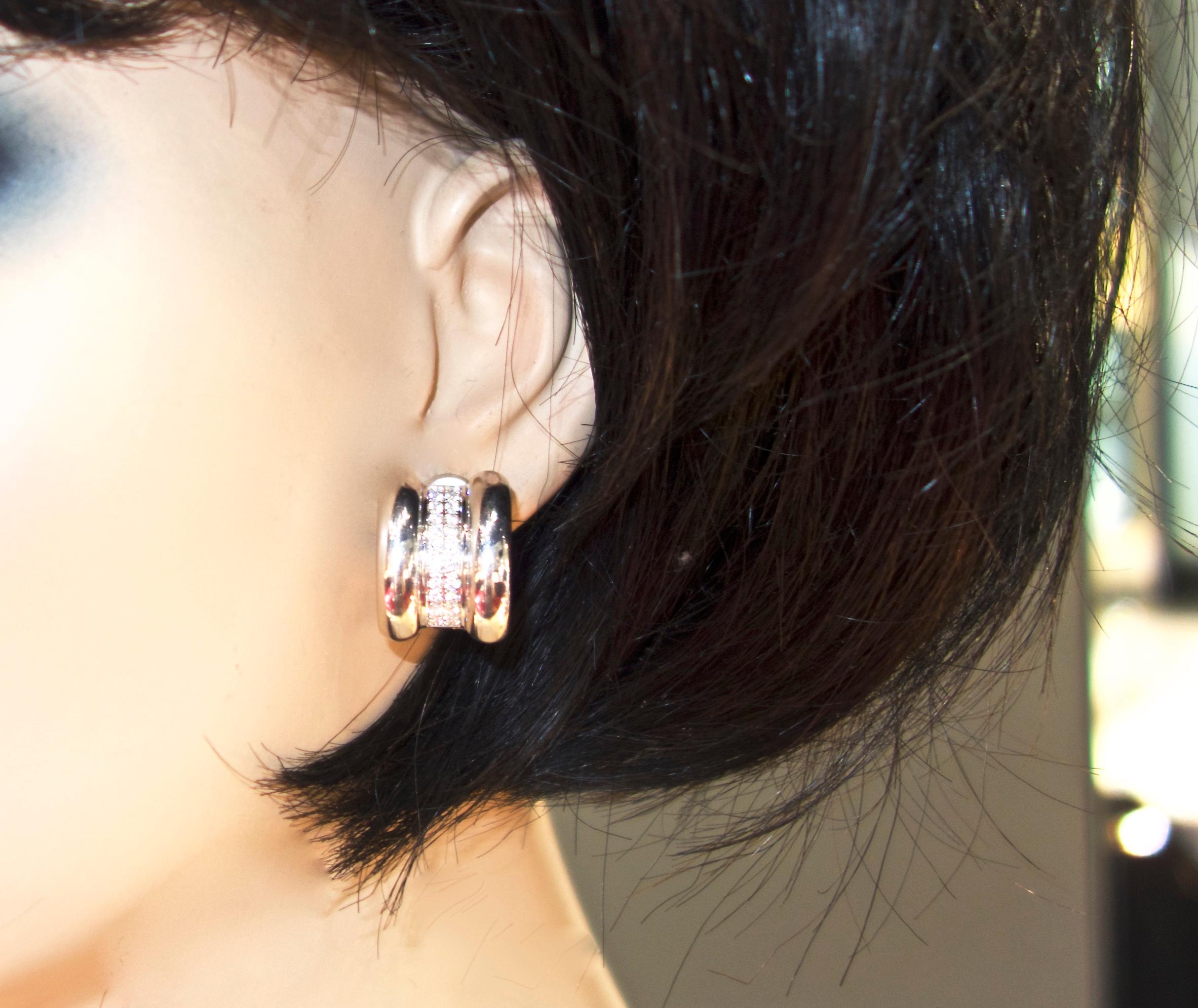Chopard Diamond Earrings In Excellent Condition In Aspen, CO