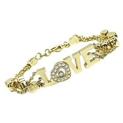 Chopard Diamond Gold Heart Love Bracelet