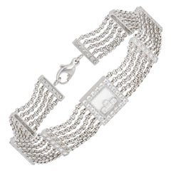 Used Chopard Diamond Happy Curves Bracelet