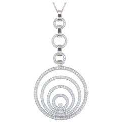 Chopard Diamond Happy Spirit Necklace 3.20 Carat