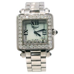 Chopard Diamond Happy Sport Uhr, Ref. 27/8349-23, 27 mm, Quarz, Steele