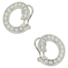 Chopard Diamond Hoop Earrings