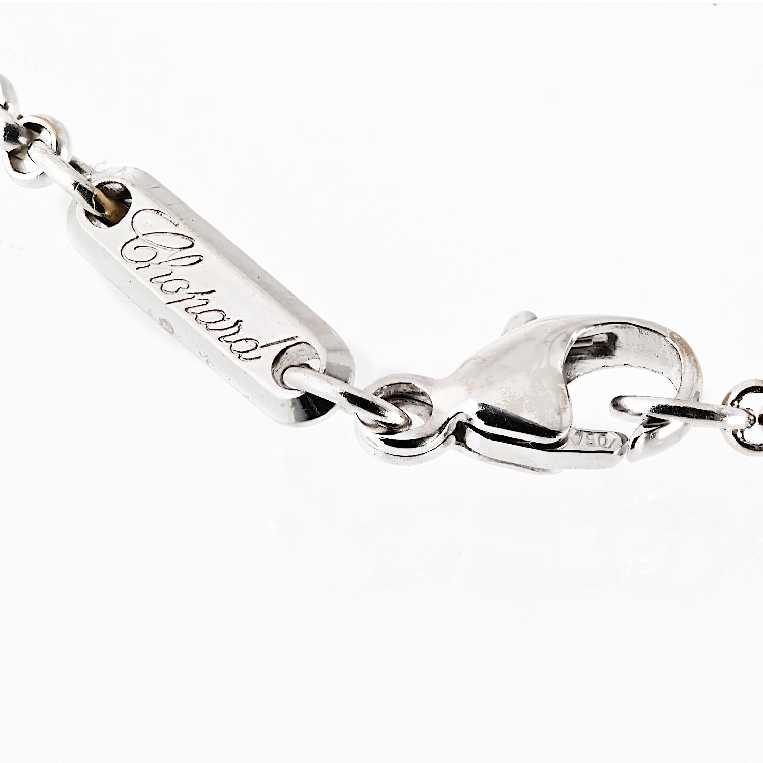 Chopard Diamond Love Necklace In Excellent Condition For Sale In New York, NY