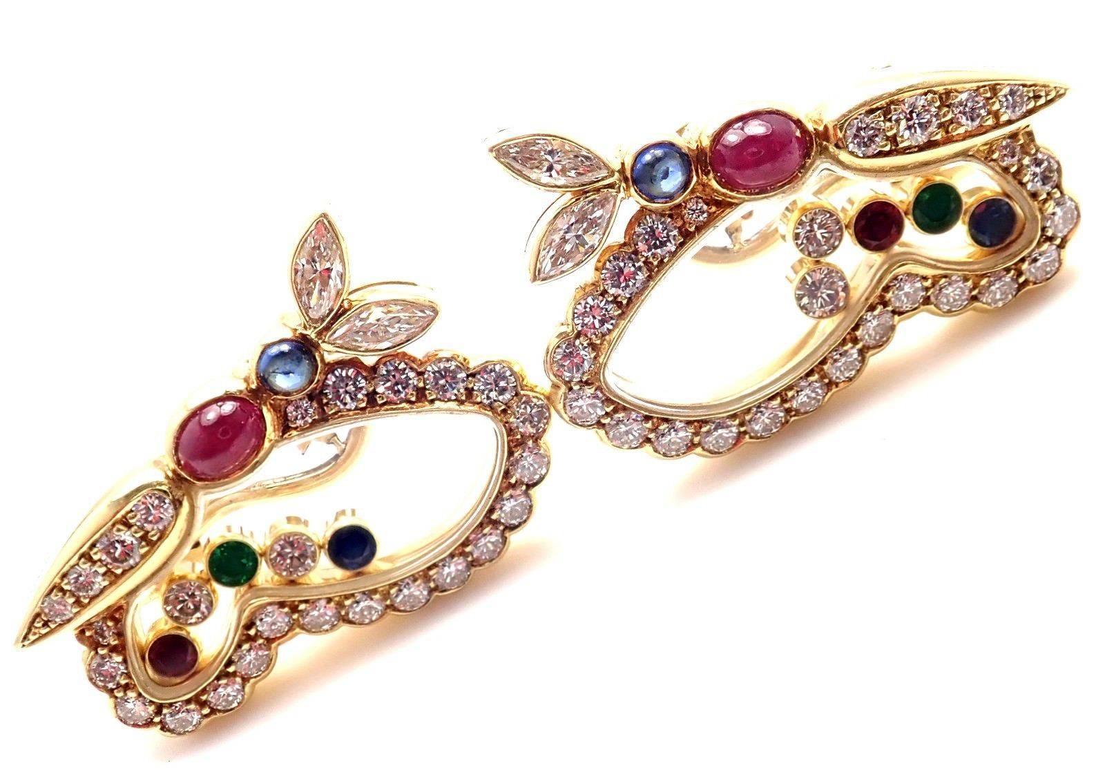 chopard ruby earrings