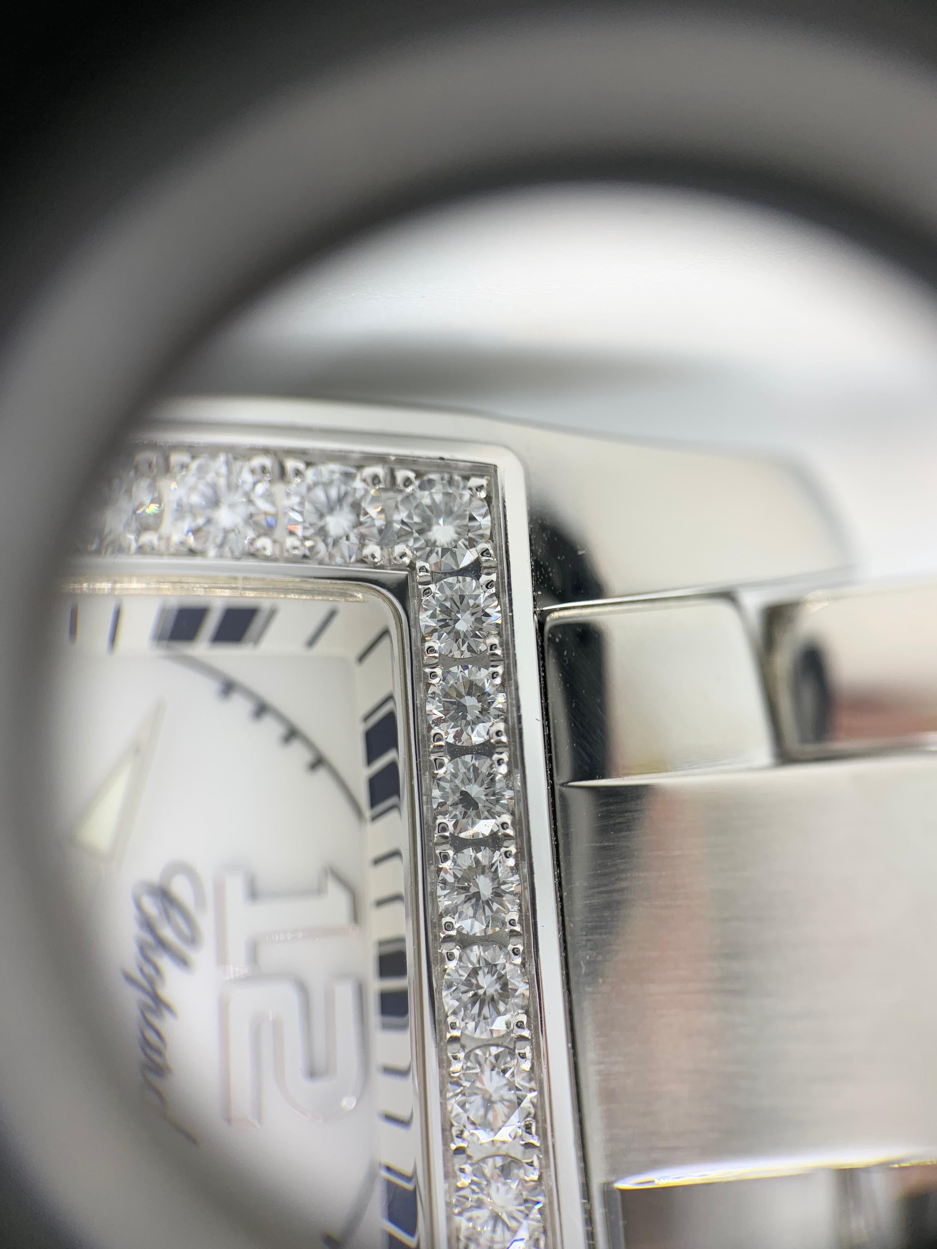 Chopard Diamond White Dial Two O Ten Watch For Sale 3