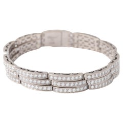 Chopard, bracelet en or blanc 18 carats et diamants