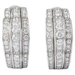 Used Chopard Diamond White Gold 18K Earrings