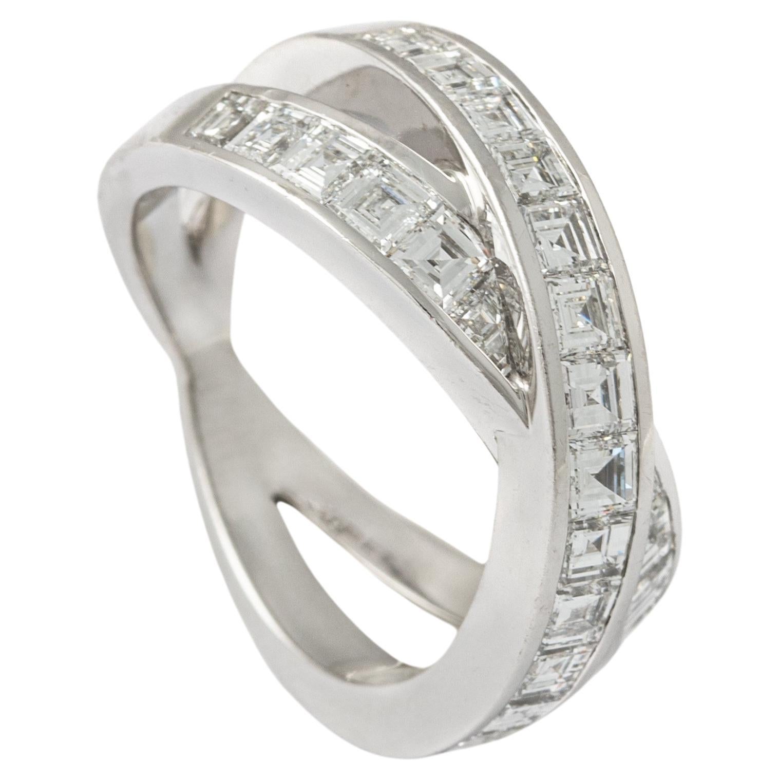 Chopard Diamond White Gold 18K Ring For Sale