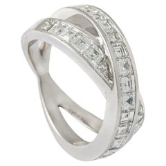 Bague Chopard en or blanc 18K avec diamants