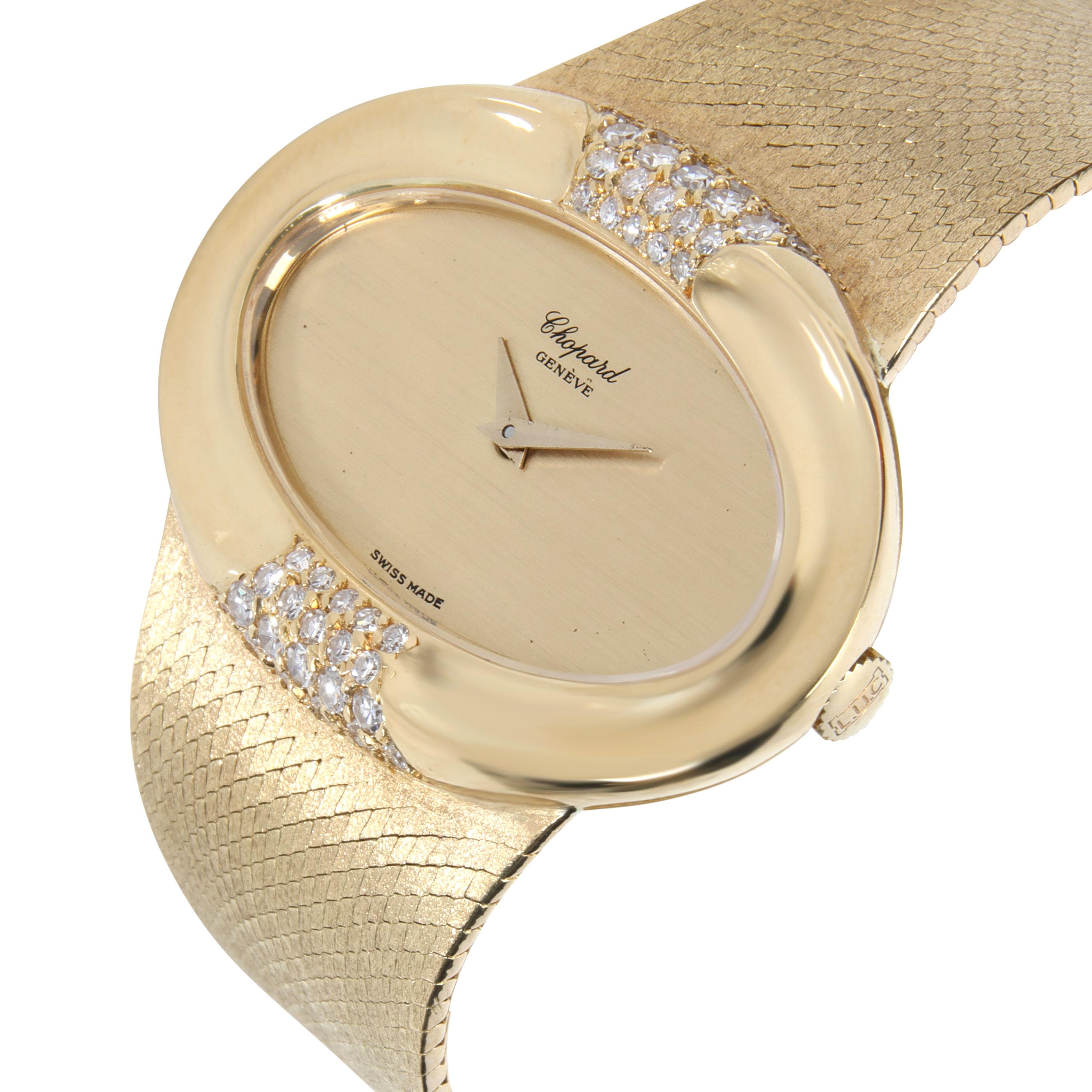 Chopard Dress 5047 1 Women's Watch in 18kt Yellow Gold In Excellent Condition In New York, NY