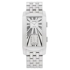 Montre Chopard Dual Time en or blanc 18 carats avec double fuseau horaire