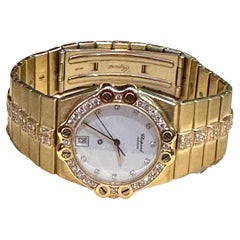 Chopard Factory Diamond 18 Karat Yellow Gold 153 Grams  Diamond Belt Watch