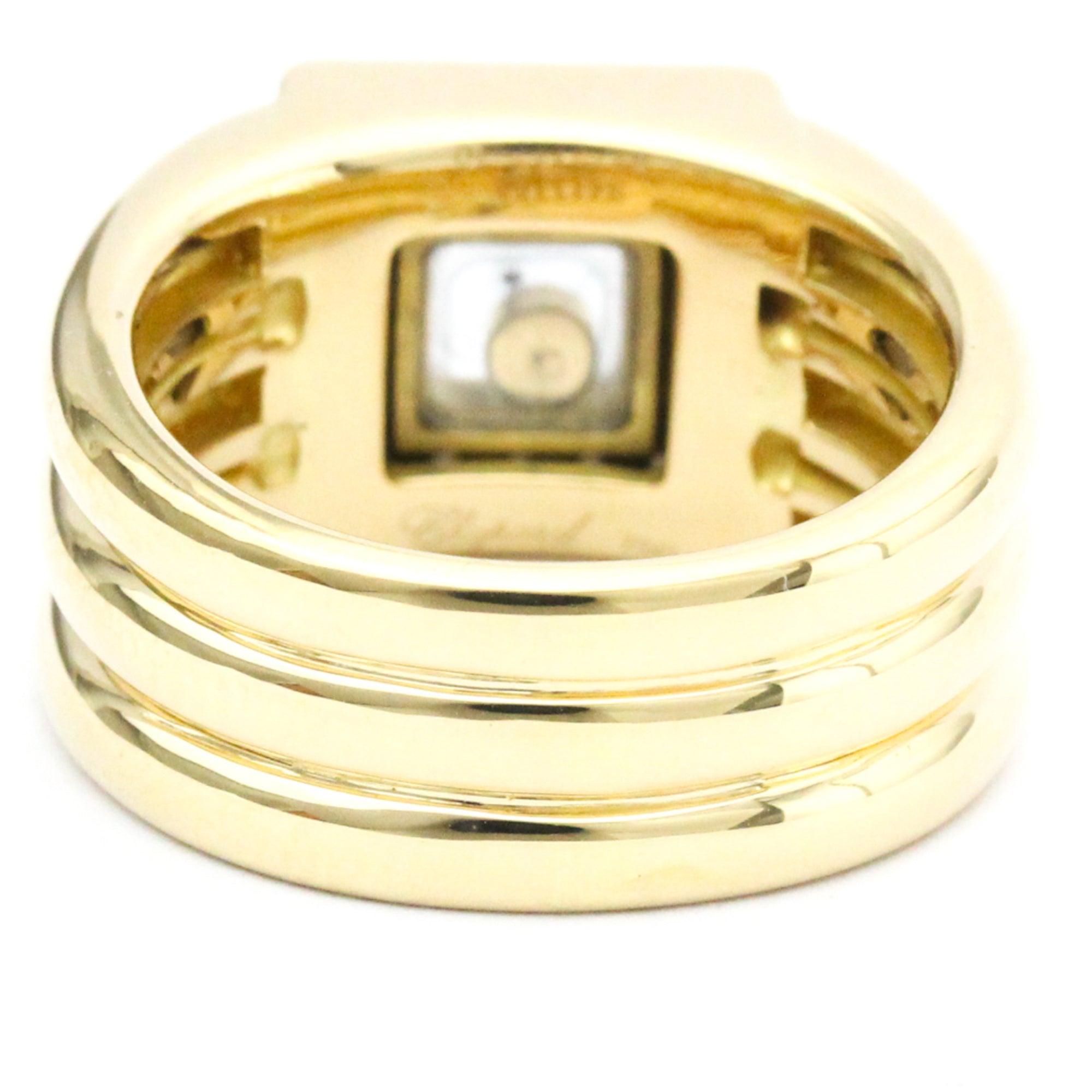 Chopard Fashion Diamond Band Ring in 18K Yellow Gold In Excellent Condition For Sale In London, GB