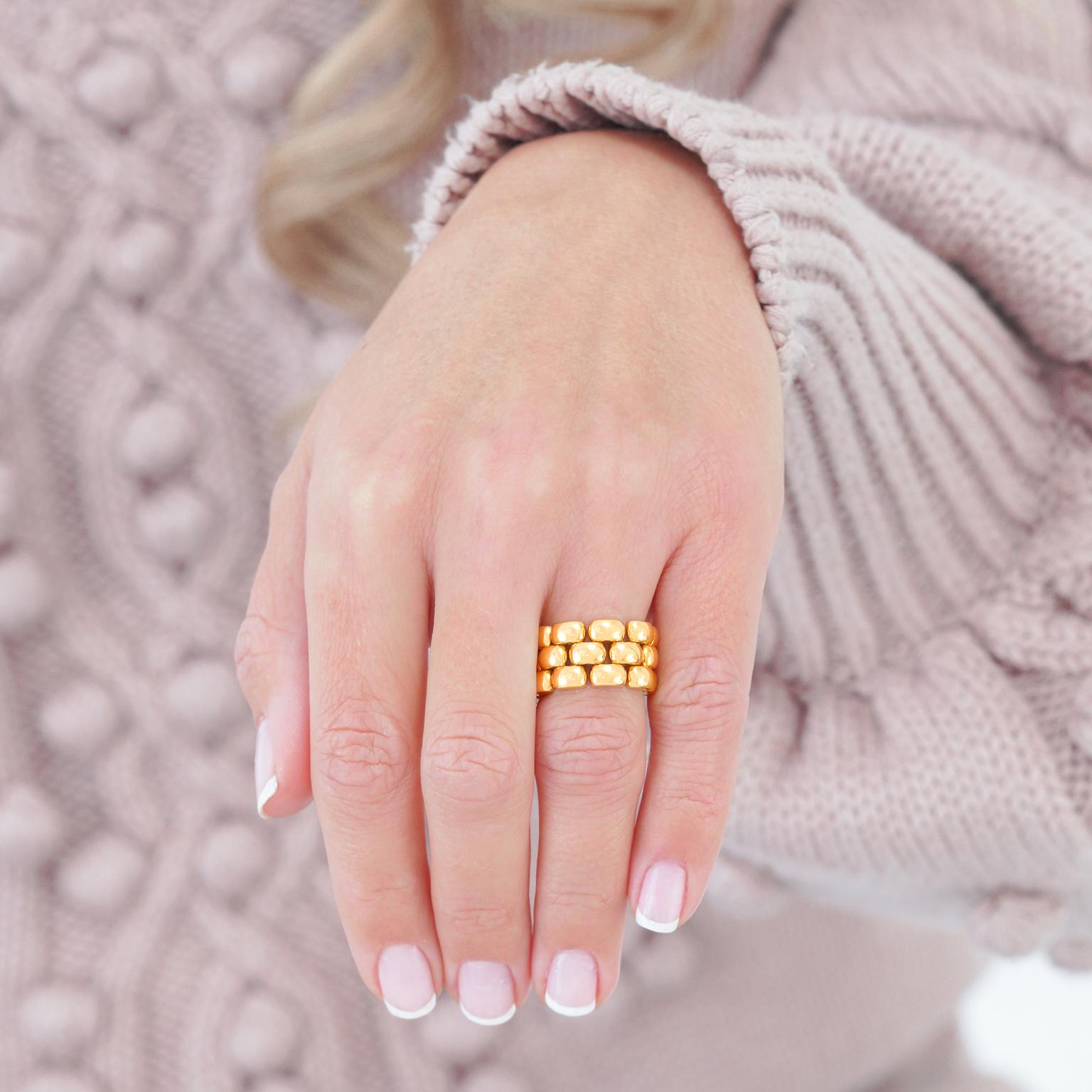 Women's or Men's Chopard Flexible Gold Ring