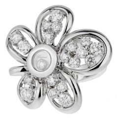 Chopard Flower Diamond White Gold Ring