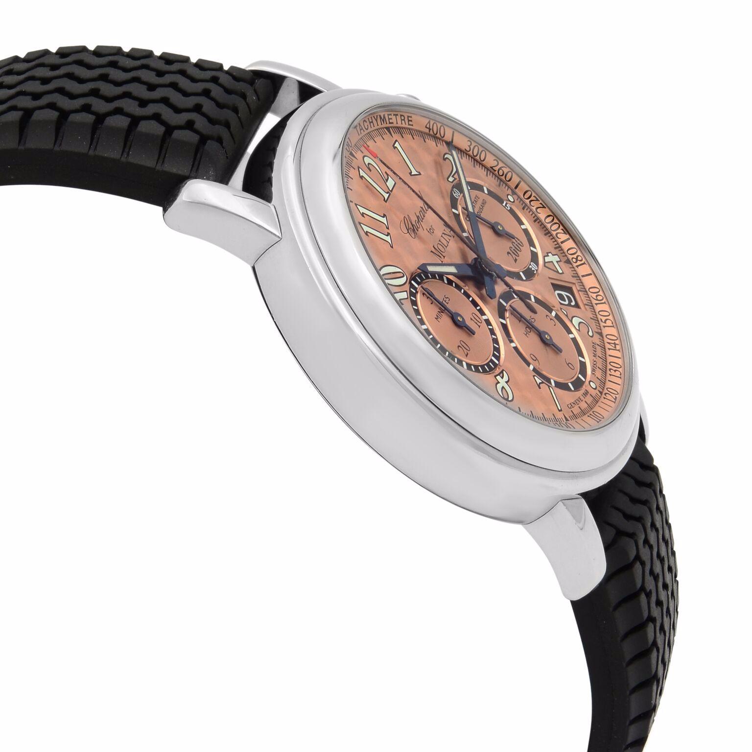 copper dial watch
