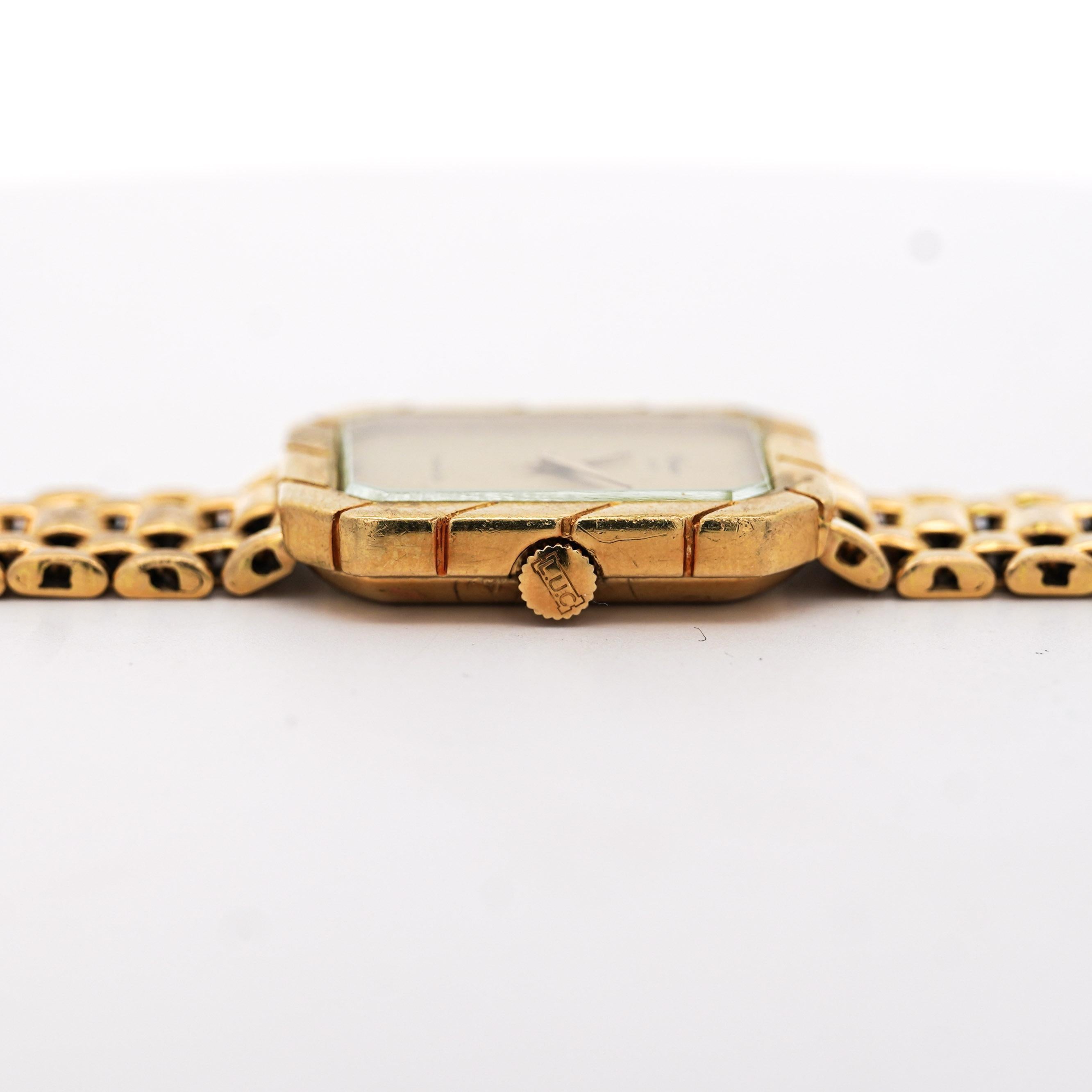 Chopard for Tiffany & Co. 18K Yellow Gold Vintage Unisex Watch For Sale 5