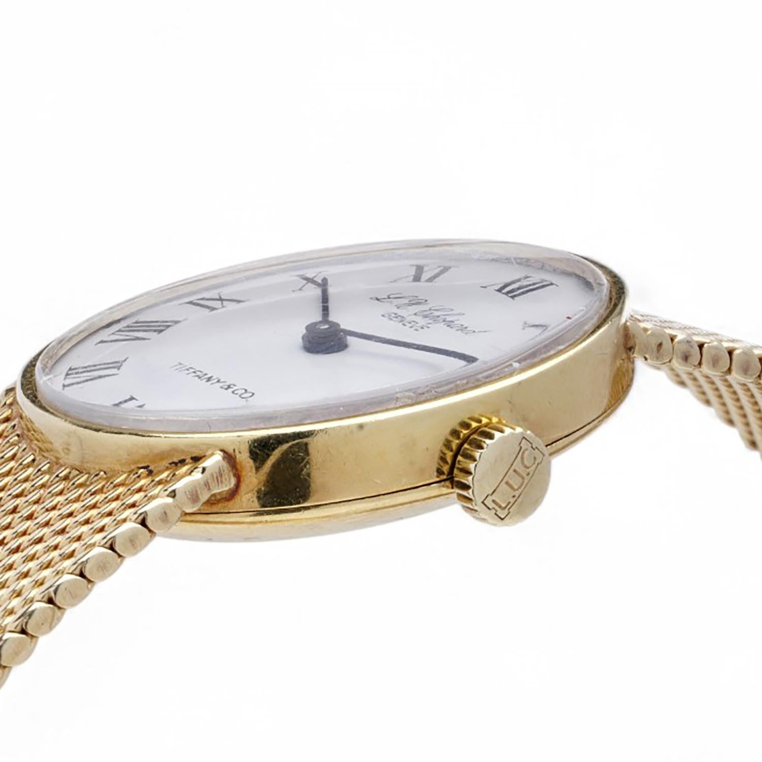 Women's Chopard for Tiffany & Co 18kt Yellow Gold Watch 1960's