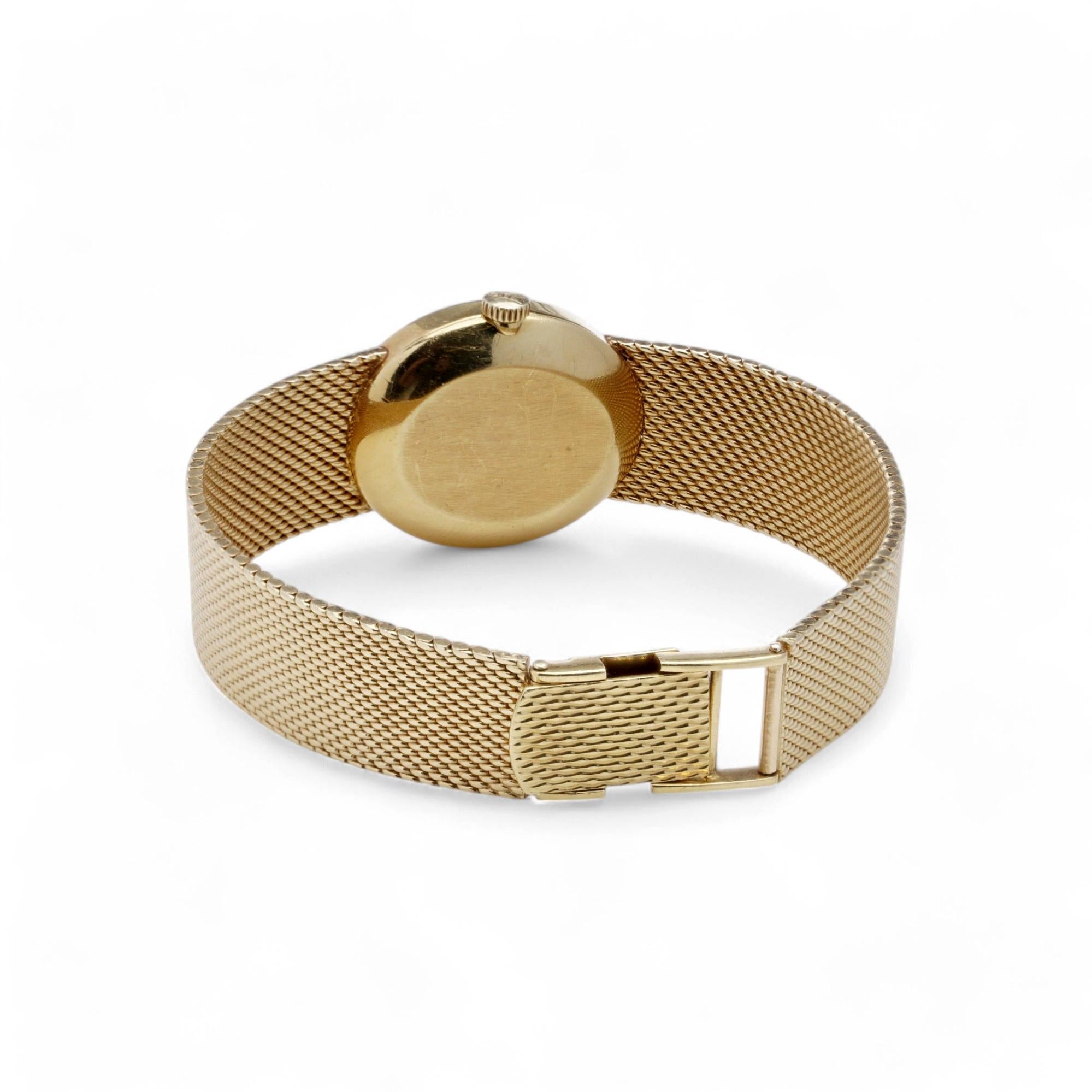 Chopard for Tiffany & Co 18kt Yellow Gold Watch 1960's 2
