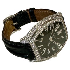 Conjunto completo de reloj Chopard de oro blanco de 18k con diamantes, edición limitada «Prince's Foundation»