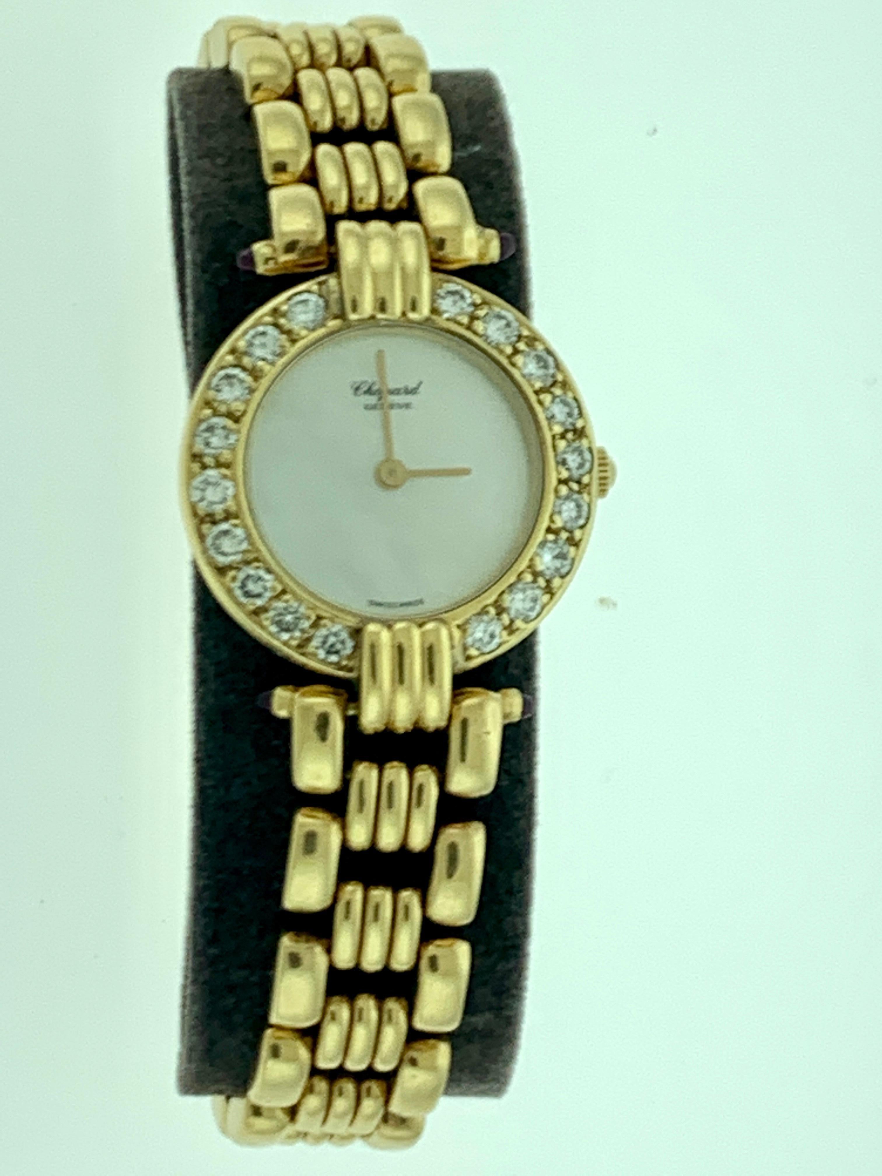 Chopard Geneve Classic Diamant-Zifferblatt 440296, 899 18 Karat Gelbgold Uhr 67 Gm 5