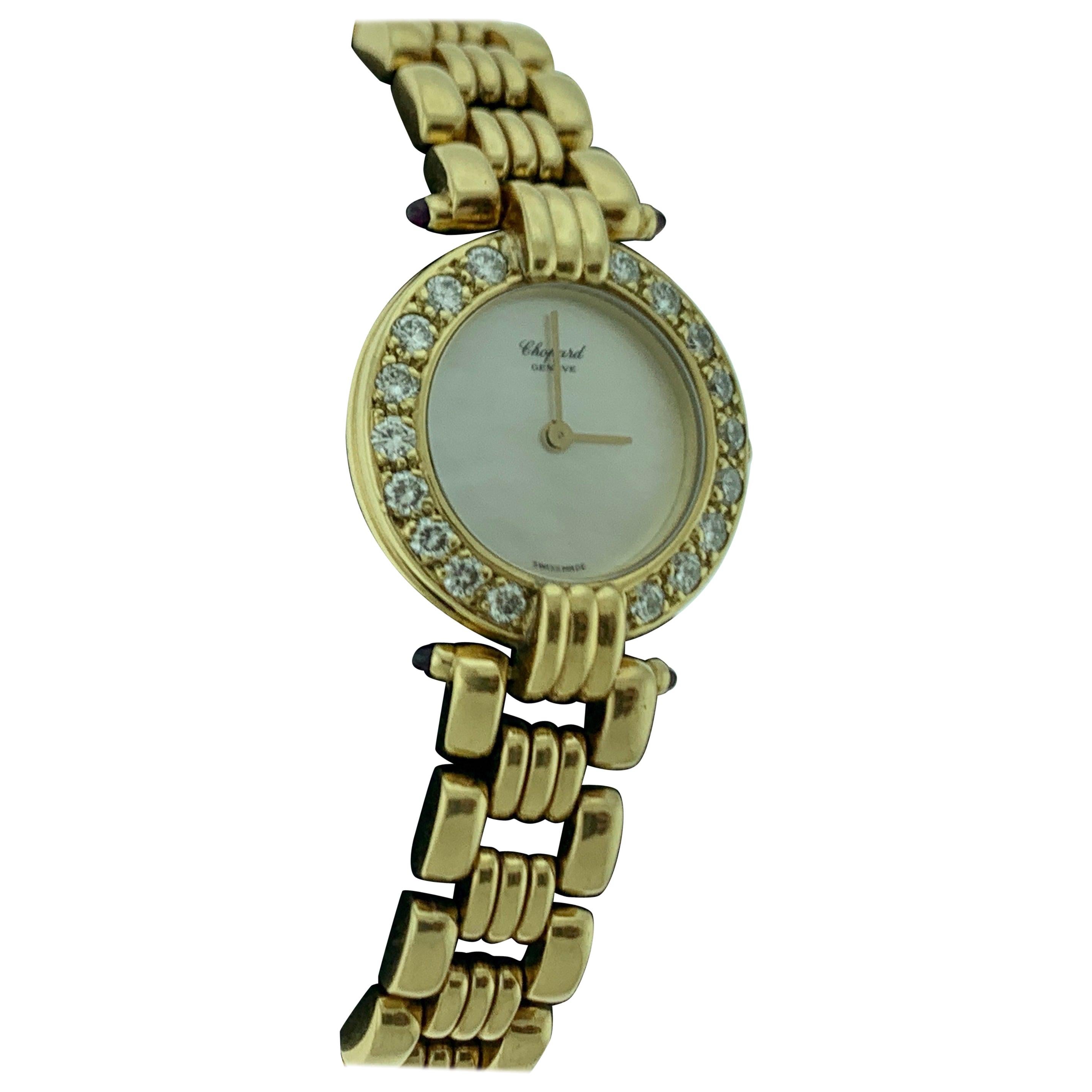 Chopard Geneve Classic Diamond Dial 440296, 899 18 Karat Yellow Gold Watch 67 Gm