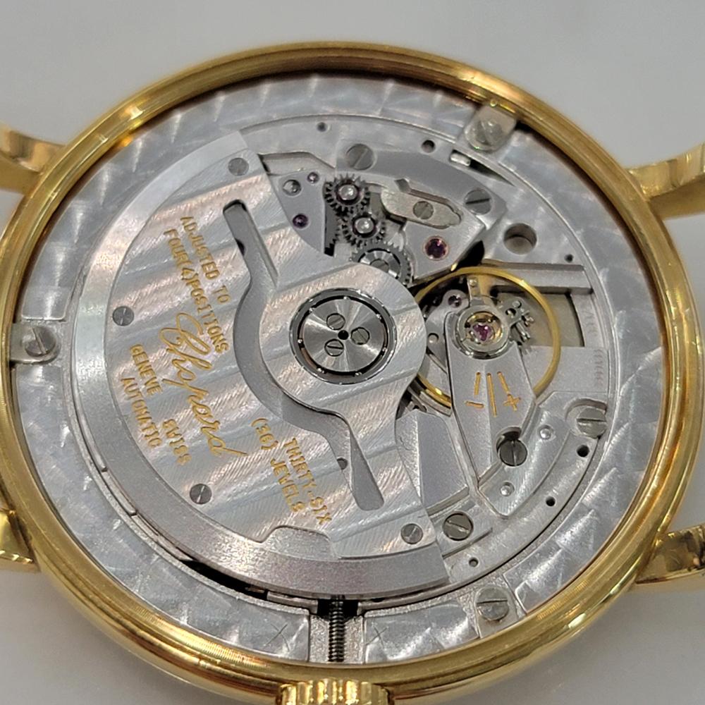 Chopard Geneve Classique Seit 1860 18K Gold 35mm Handaufzug Datum 1990er NA122 8