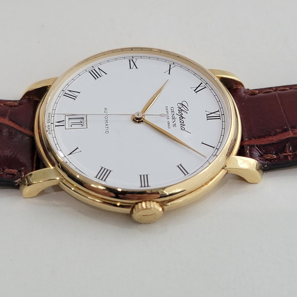 Chopard Geneve Classique Seit 1860 18K Gold 35mm Handaufzug Datum 1990er NA122 1