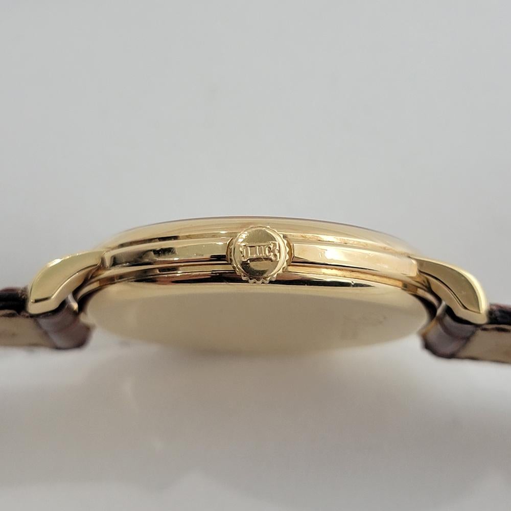 Chopard Geneve Classique Seit 1860 18K Gold 35mm Handaufzug Datum 1990er NA122 5