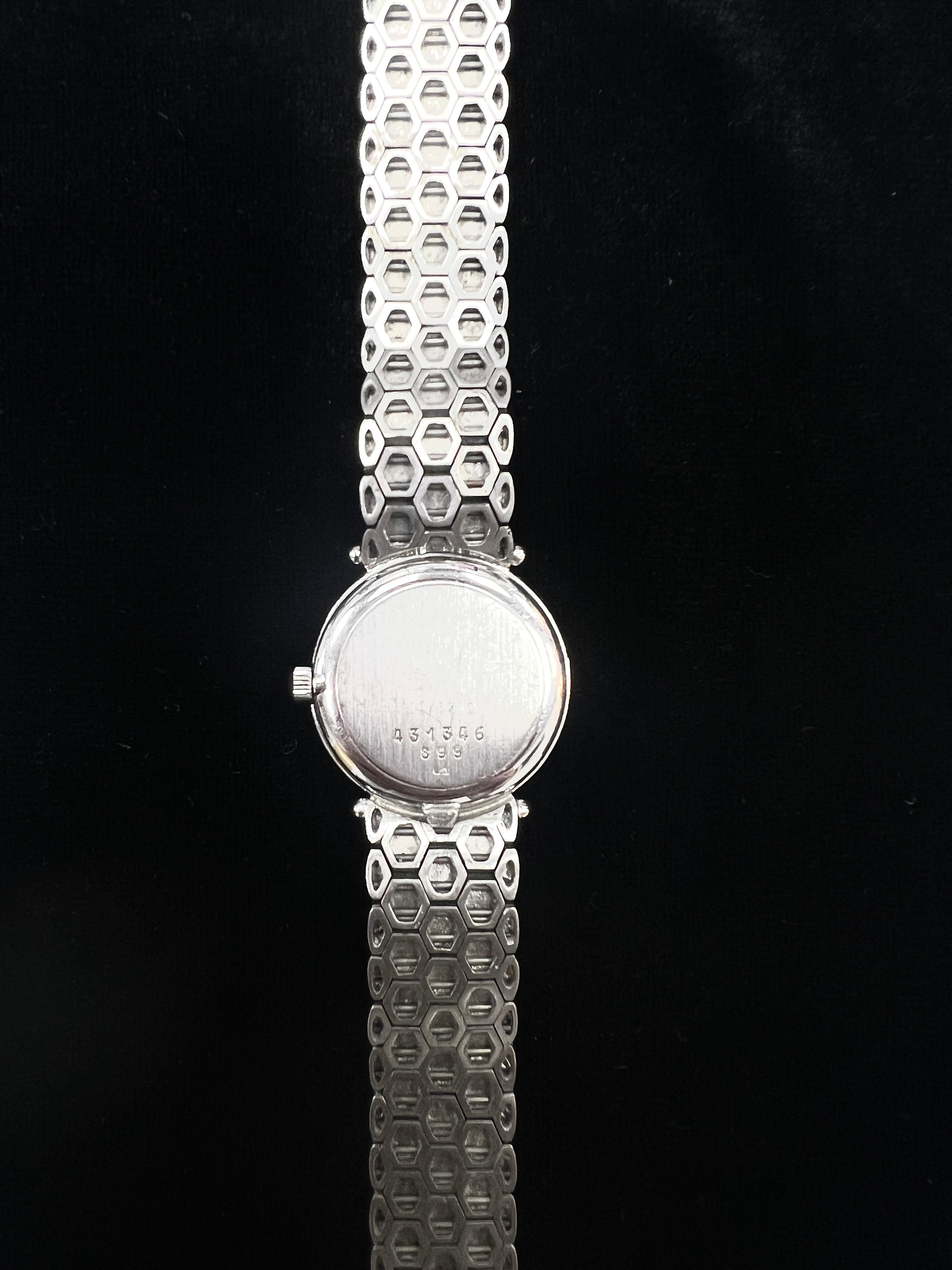 Chopard Genève Diamantuhr in 18k Weißgold Damen im Angebot