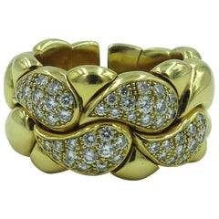 Vintage Chopard Gold and Diamond Band