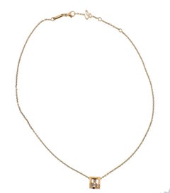 Chopard Gold Happy Curves Diamond Pendant Necklace 819224-5001