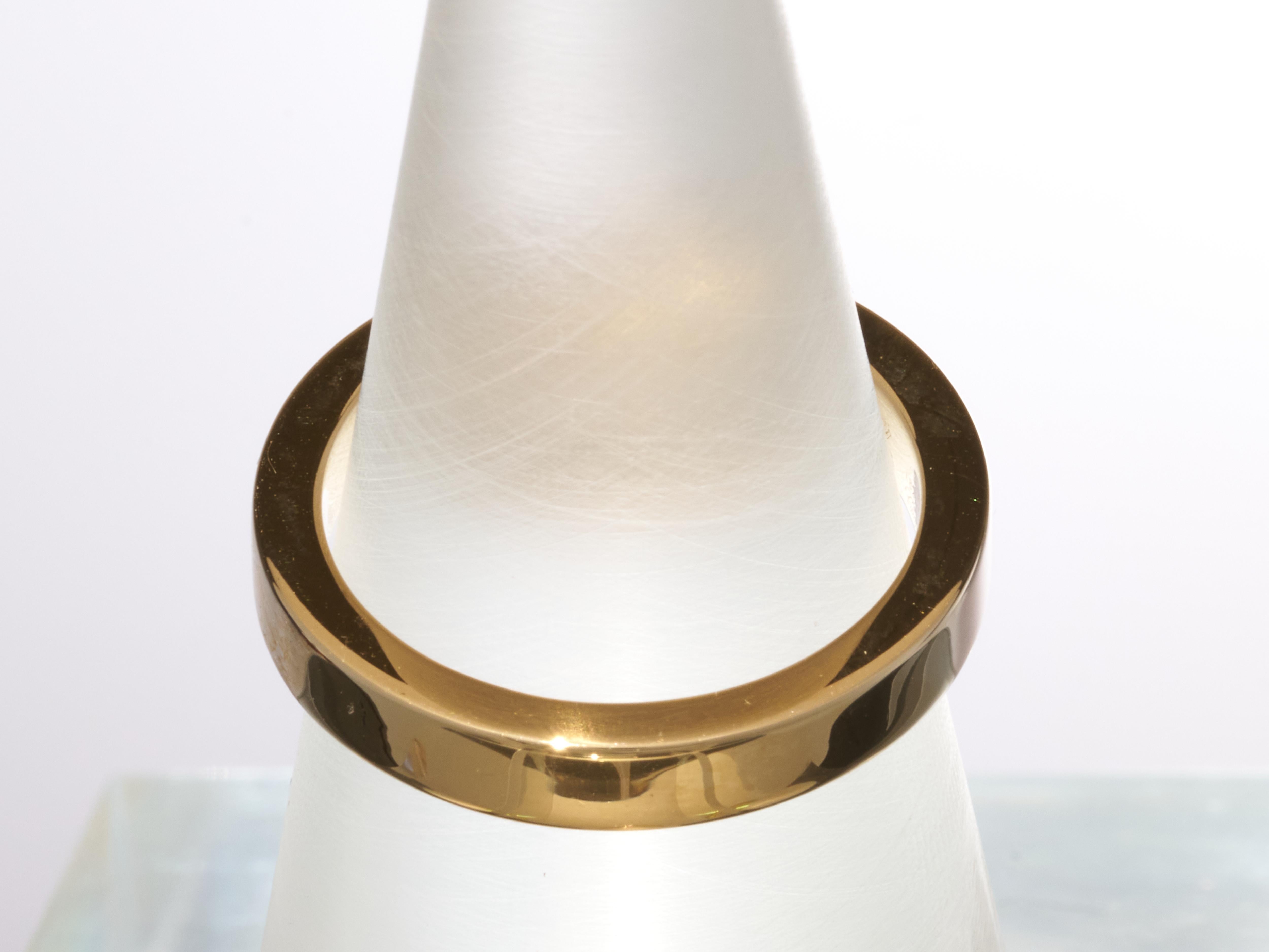 Chopard Gold Ring Happy Diamonds Icon Heart Ethical 18k RRP £1940 B&P EU 52 For Sale 9