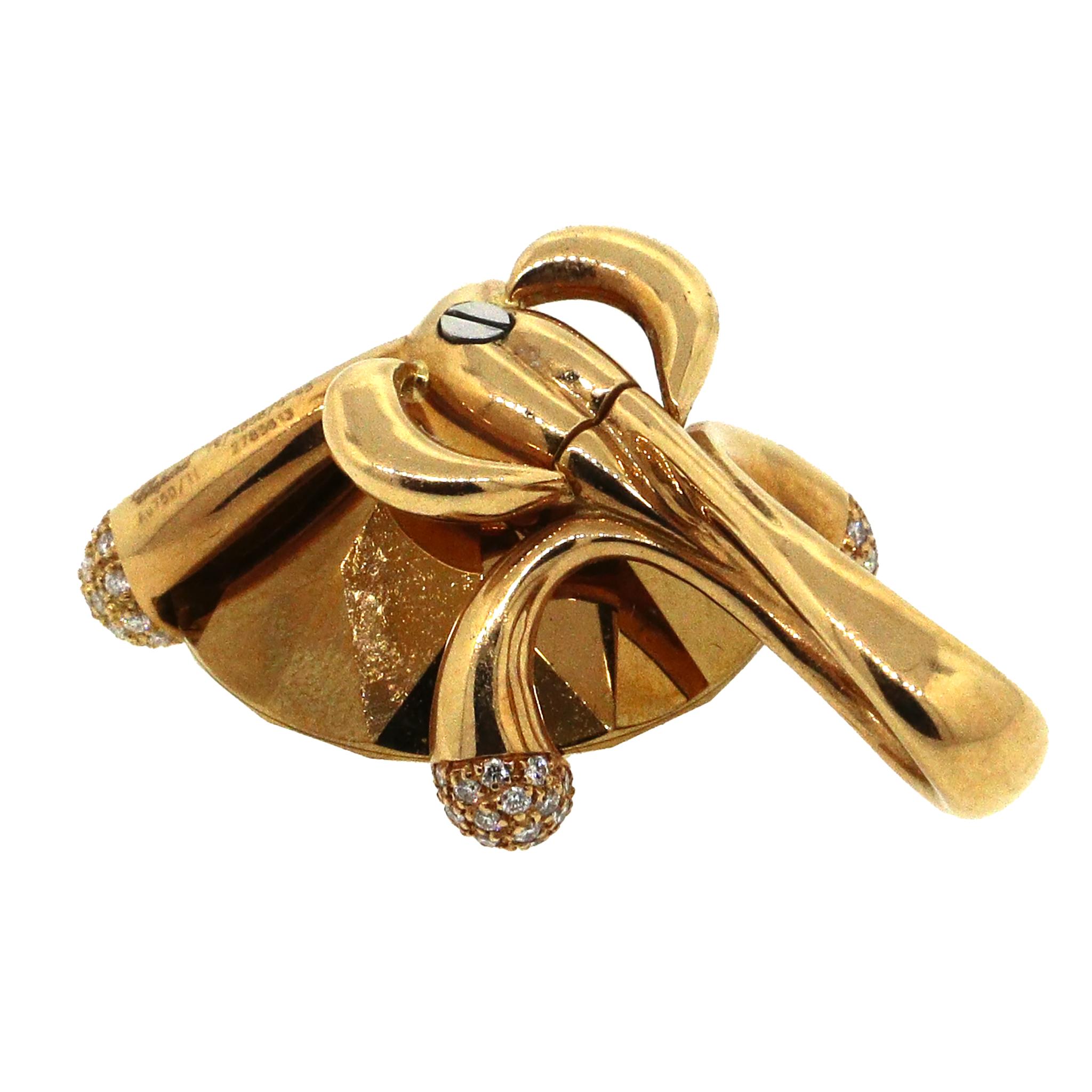 Ciondolo Chopard Golden Diamond Collection - Catena non inclusa In condizioni buone in vendita a New York, NY